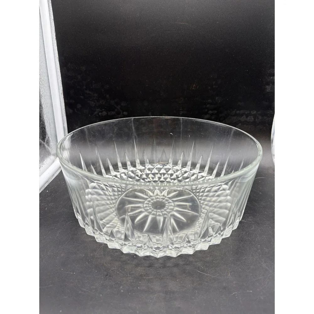 Vintage clear pressed